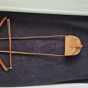 Vera Pelle Tan Crossbody Bag